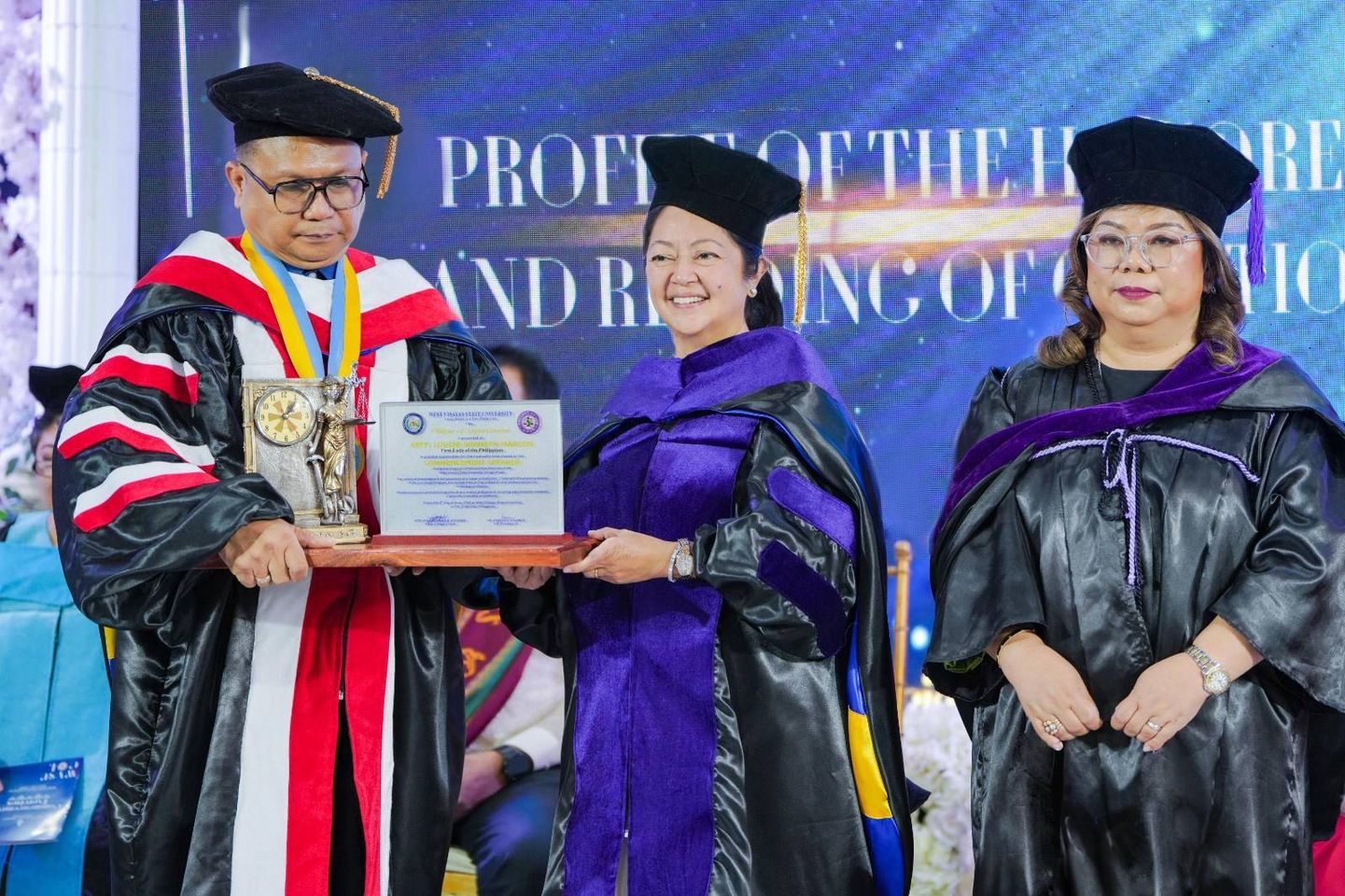 West Visayas State University upholds Liza Marcos’ honorary law degree